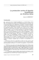 La protección contra el despido injustificado en América latina