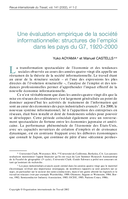 Une évaluation empirique de la société informationnelle: structures de l'emploi dans les pays du G7, 1920-2000