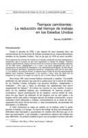 Tiempos cambiantes: la reducción del tiempo de trabajo en los Estados Unidos