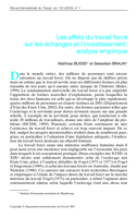 Les effets du travail forcé sur les échanges et l'investissement: analyse empirique