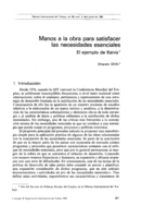 Manos a la obra para satisfacer las necesidades esenciales: el ejemplo de Kenia