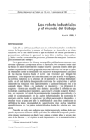 Los robots industriales y el mundo del trabajo