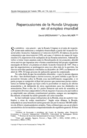 Repercusiones de la Ronda Uruguay en el empleo mundial