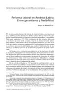 Reforma laboral en América Latina: entre garantismo y flexibilidad
