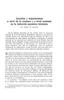 Acuerdos y negociaciones a nivel de la empresa y a nivel nacional en la industria mecánica britanica