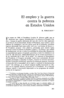 El empleo y la guerra contra la pobreza en Estados Unidos