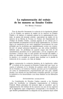 La reglamentación del trabajo de los menores en Estados Unidos