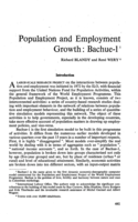 Population and employment growth: Bachue-1