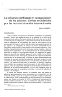 La influencia del Estado en la negociación de los salarios: límites establecidos por las normas laborales internacionales