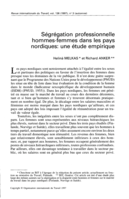 Ségrégation professionnelle hommes-femmes dans les pays nordiques: une étude empirique