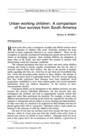 Urban working children: a comparison of four surveys from South America