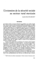 L'extension de la sécurité sociale au secteur rural mexicain
