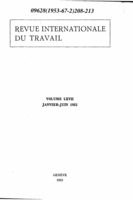 L'idée de législation internationale du travail