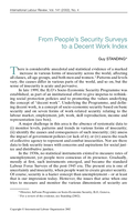 From People's Security Surveys to a Decent Work Index