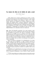 La mano de obra en la India de 1961 a 1976