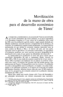 Movilización de la mano de obra para el desarrollo económico de Túnez