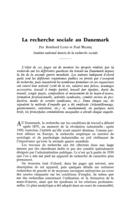 La recherche sociale au Danemark