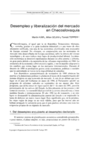 Desempleo y liberalización del mercado en Checoslovaquia
