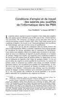 Conditions d'emploi et de travail des salariés peu qualifiés de l'informatique dans les PMA