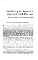 South policy and population growth in south-east Asia