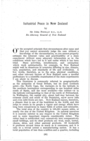 Industrial peace in New Zealand