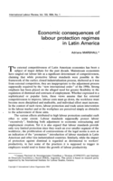 Economic consequences of labour protection regimes in Latin America