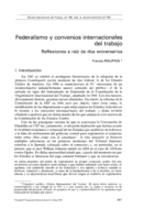 Federalismo y convenios internacionales del trabajo: reflexiones a raíz de dos aniversarios