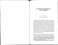 The medical rehabilitation of the disabled