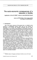 The socio-economic consequences of a reduction in fertility: application of the ILO-IBGE national model (BACHUE-Brazil)
