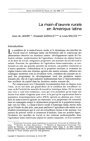 La main-d'oeuvre rurale en Amérique latine