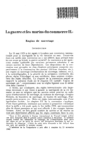 La guerre et les marins du commerce: II, Engins de sauvetage