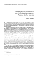 La segregación profesional entre hombres y mujeres: repaso de las teorías