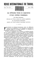 Les différentes formes de coopératives et leurs relations économiques