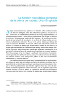La función neoclásica completa de la oferta de trabajo: una "S" girada