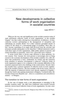 New developments in collective forms of work organisation in socialist countries
