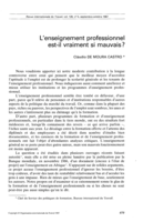 L'enseignement professionnel est-il vraiment si mauvais?