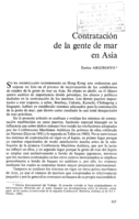 Contratación de la gente de mar en Asia