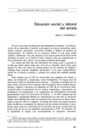 Situación social y laboral del artista