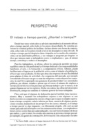 El trabajo a tiempo parcial: ¿libertad o trampa?