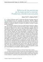 Reforma de las pensiones en Europa central y oriental: problemas y tendencias actuales