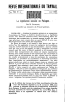 La législation sociale en Pologne