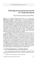 Chômage et économie de marché en Tchécoslovaquie