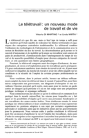 Le télétravail: un nouveau mode de travail et de vie