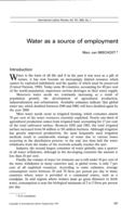 Water as a source of employment