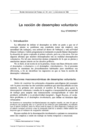 La noción de desempleo voluntario