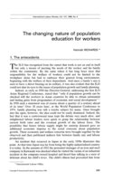 The changing nature of population education for workers