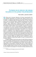 Fortaleza de la relación de trabajo duradera en los países industrializados