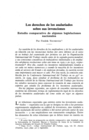 Los derechos de los asalariados sobre sus invenciones: estudio comparativo de algunas legislaciones nacionales