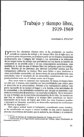 Trabajo y tiempo libre: 1919-1969