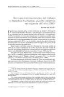 Normas internacionales del trabajo y derechos humanos: ¿cómo estamos en vísperas del año 2000?